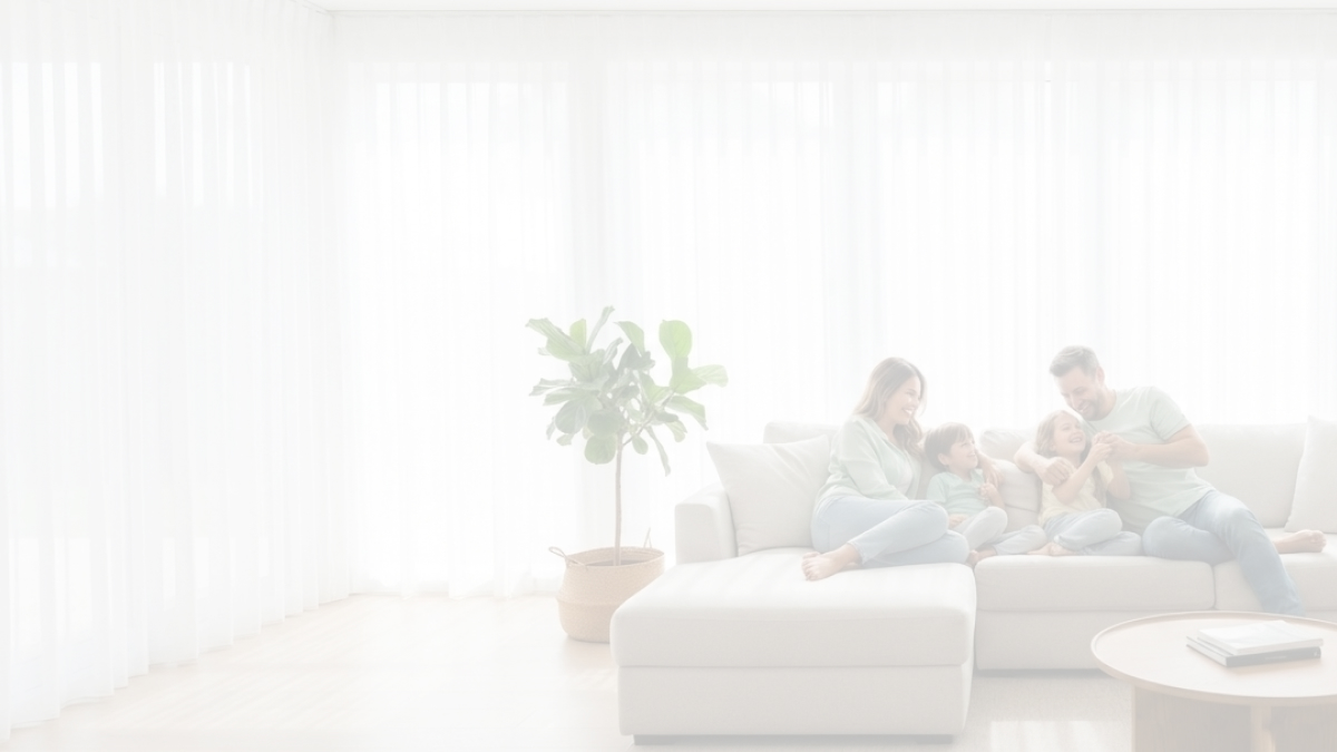 Family enjoying warm indoor comfort during a Fresno winter after a seasonal heater tune-up